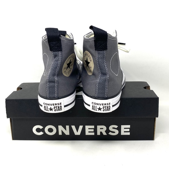 Converse CTAS HI All Star Deco Stitch High Top Black Gray Women's Canvas A00774F - Picture 7 of 10